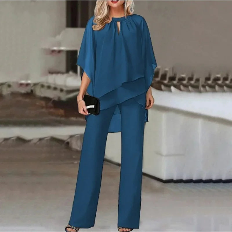 Plus Size Fashionable Solid Color Women's Clothing Casual Loose-fit European Style .  S-3X