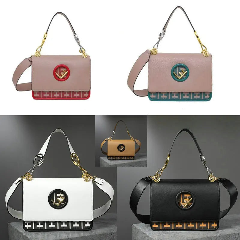 New Hollow Carved Square Bag Luxury Design Clam shell Metal Real Leather Material.