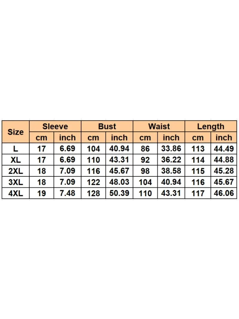 L-4XL Plus Size Dress Short Sleeve Casual Midi Dress.  L-4X