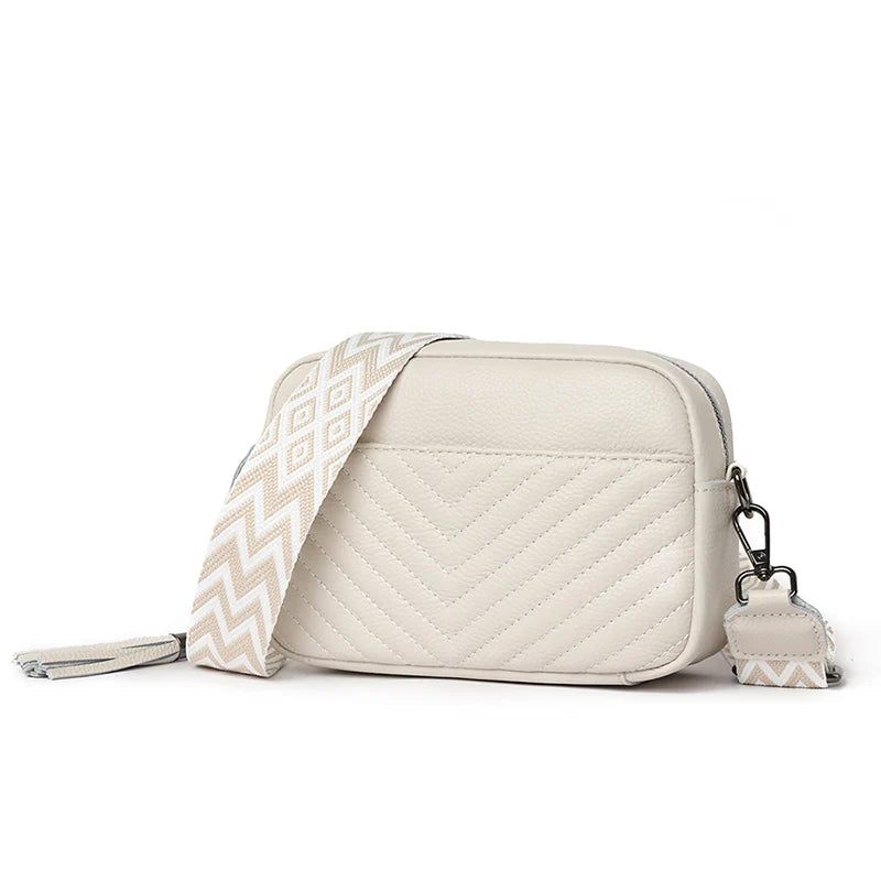 Quality Solid Tassel Genuine Leather Luxury Solid Cowhide Bag