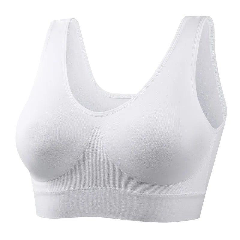 Ladies Seamless Breathable Wire Free Push-Up Bralette Comfortable And Padded For Your Comfort. Sz S-6XL