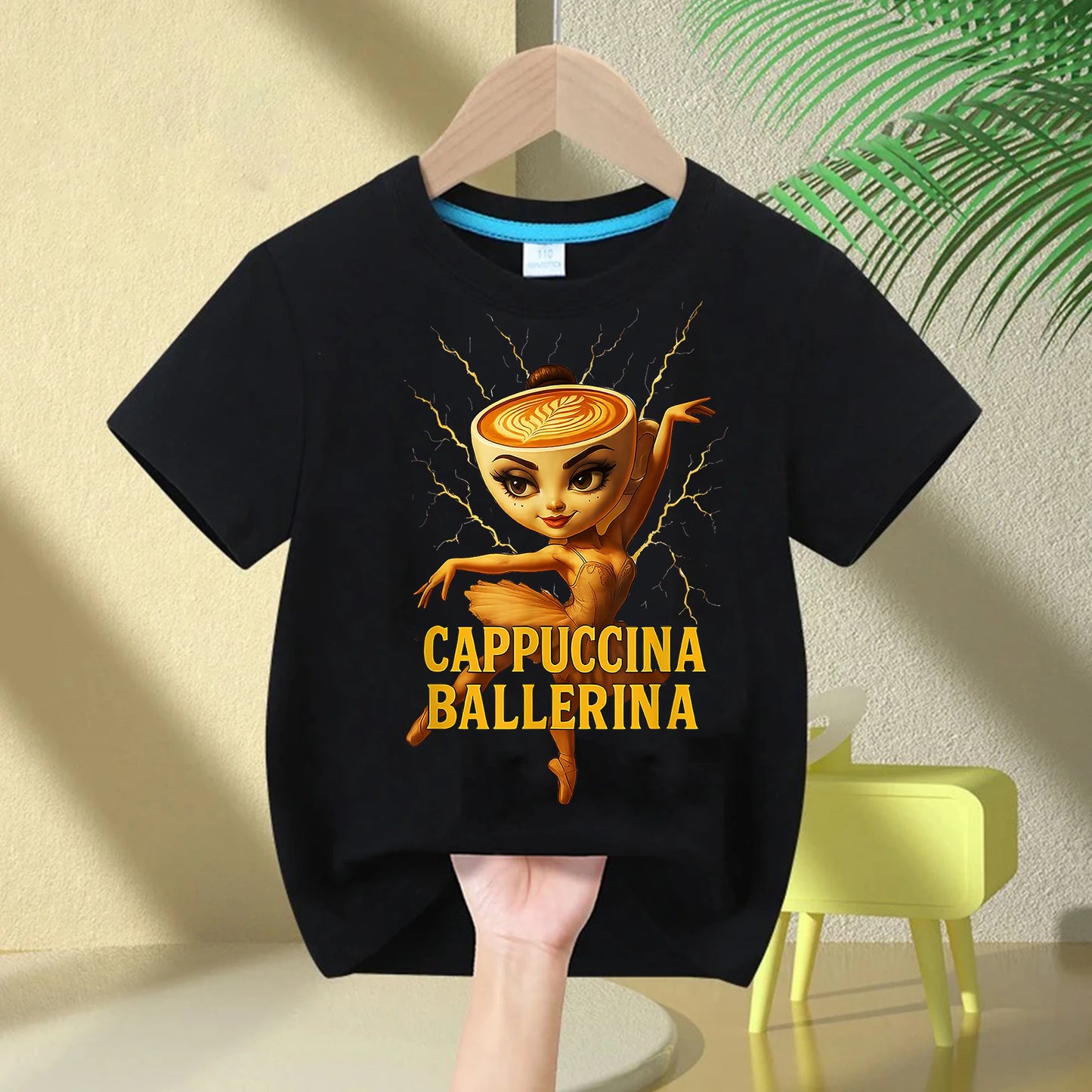 Italian-Brainrot Children's T-shirt Boys /Girls Short Sleeve Breathable 2025 Funny Italian Tee.