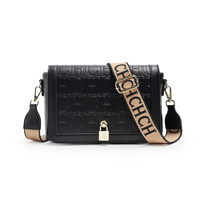 Women's Shoulder Elegant Cross-body Letter Embossed Printed Design.