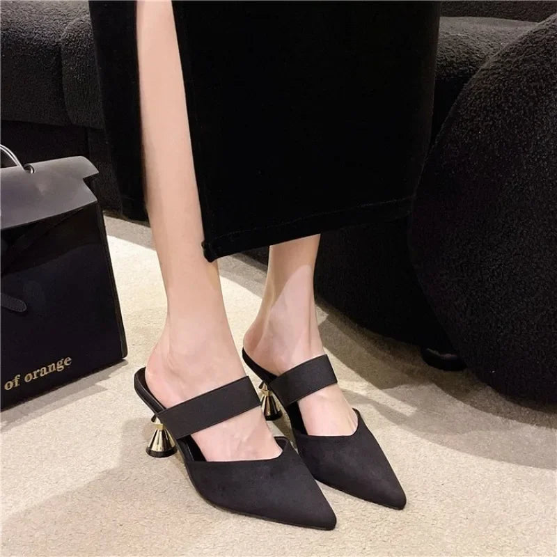 Women Heels ,Pointed Toe Summer Fashion Sandals