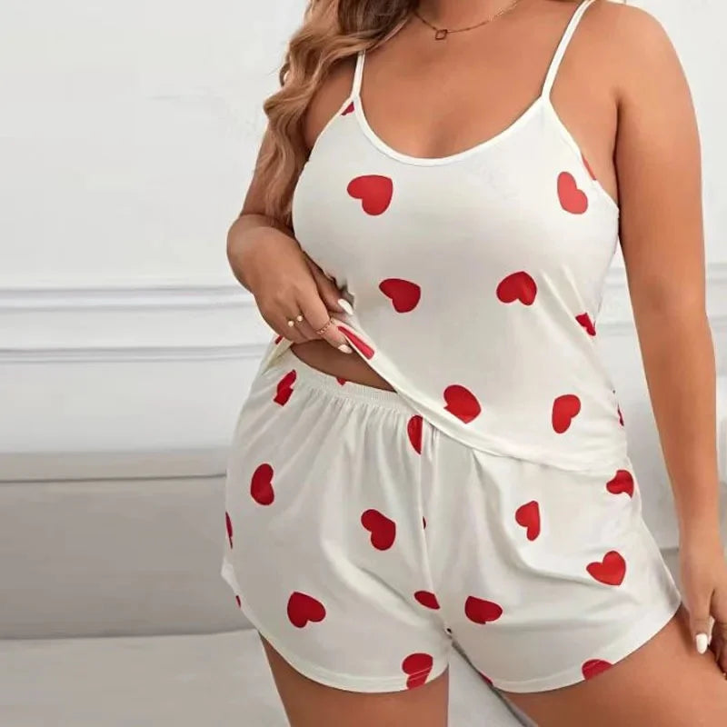 Summer European Style Plus Size Women's Sleepwear/Loungewear