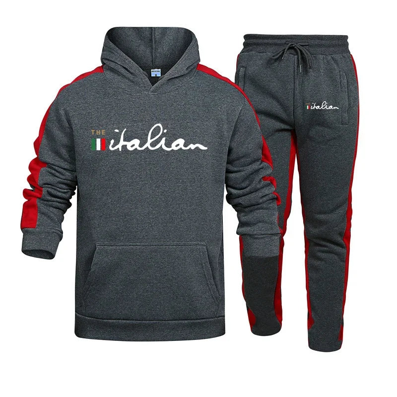 Jogging Fashion Popular Men's Two Piece Tracksuit Set Hoodie And Comfortable Casual Pant.  S-4X