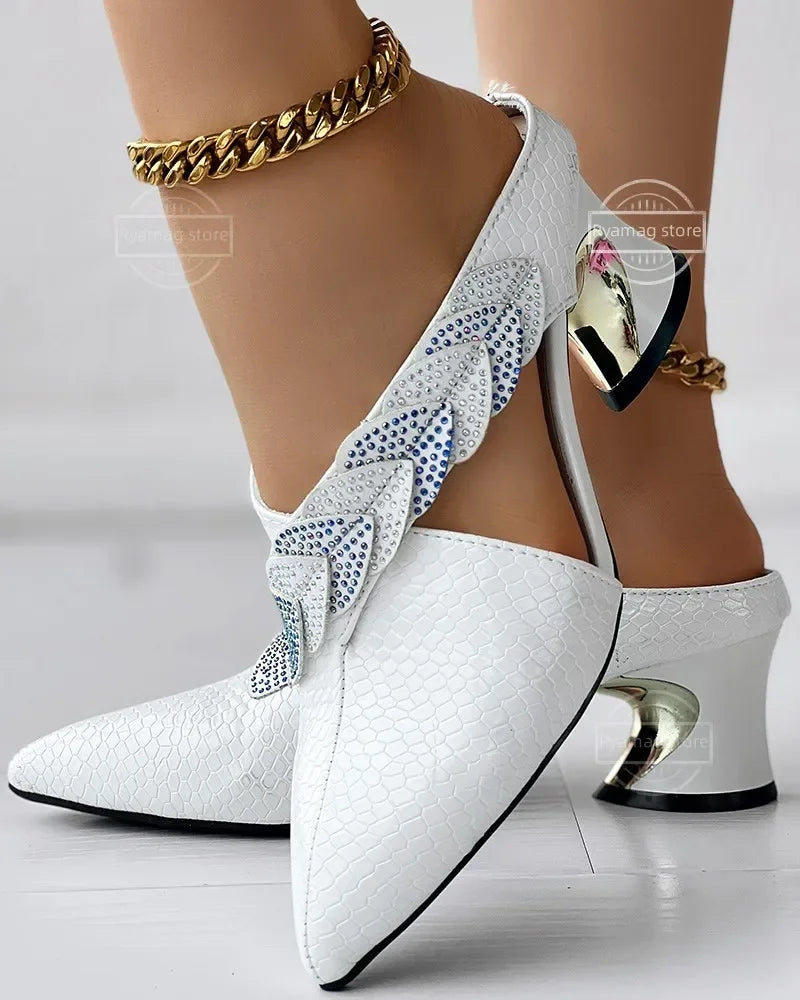 Shoes for Women Quality Women's Slip-On Outdoor Closed Toe Short Heel