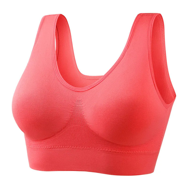 Ladies Seamless Breathable Wire Free Push-Up Bralette Comfortable And Padded For Your Comfort. Sz S-6XL