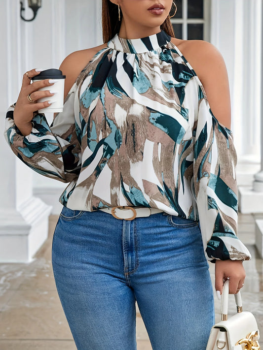 Plus Size Sexy All Season Women Elegant Top
