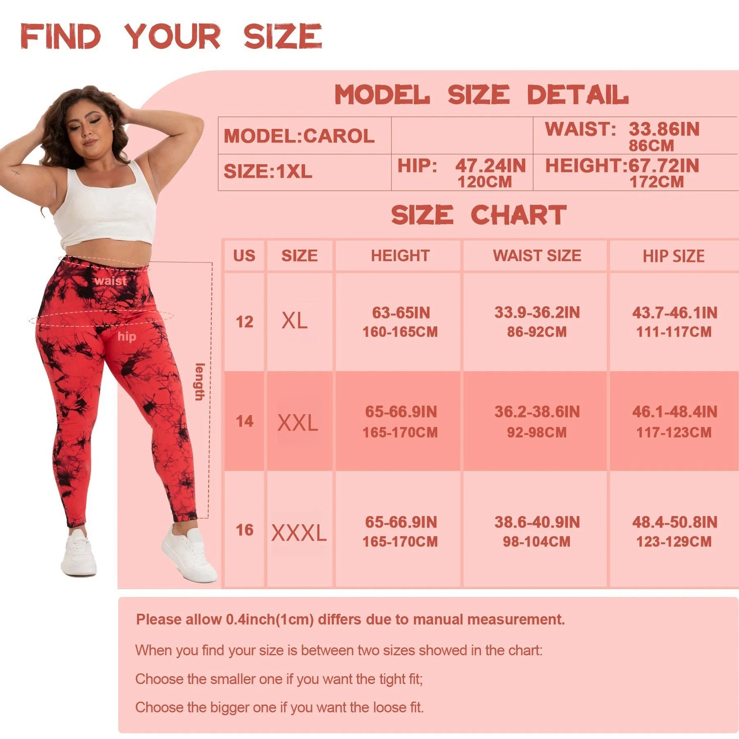 Ladies Plus Size High Waist Butt Lifting Yoga Pants Tie Dye Leggings Elastic Slim Fit Sports Pants