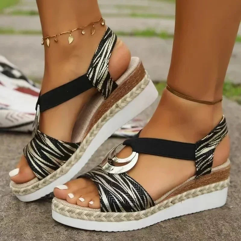 Women's Wedges Sandals, Comfort  And Casual.