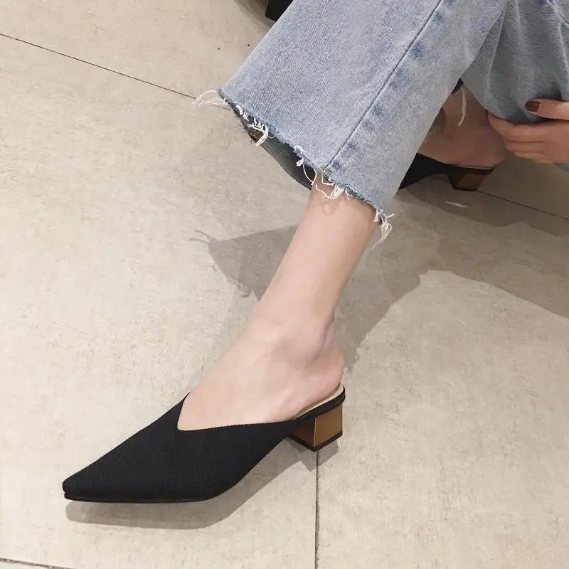 Pointed Toe Shoes for Women 2025 Summer Sandals New Fashion
