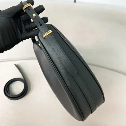 New Moon Imported Cow Leather Half-Moon Underarm/Shoulder High Quality Bag .