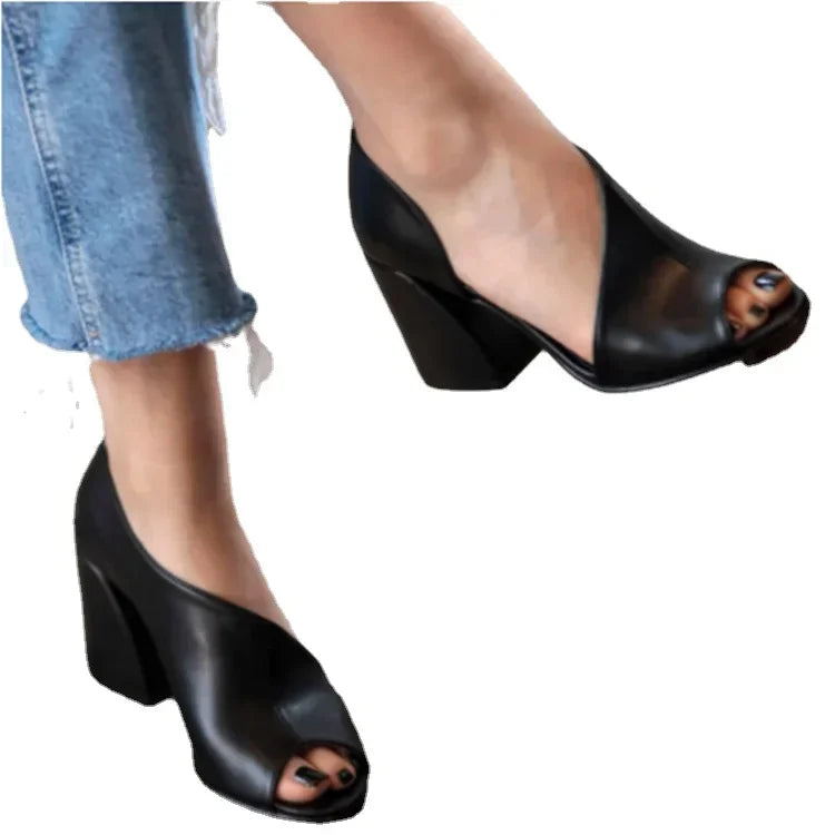 Fashion Shoes Open Toe Sexy Elegant Female Shoe