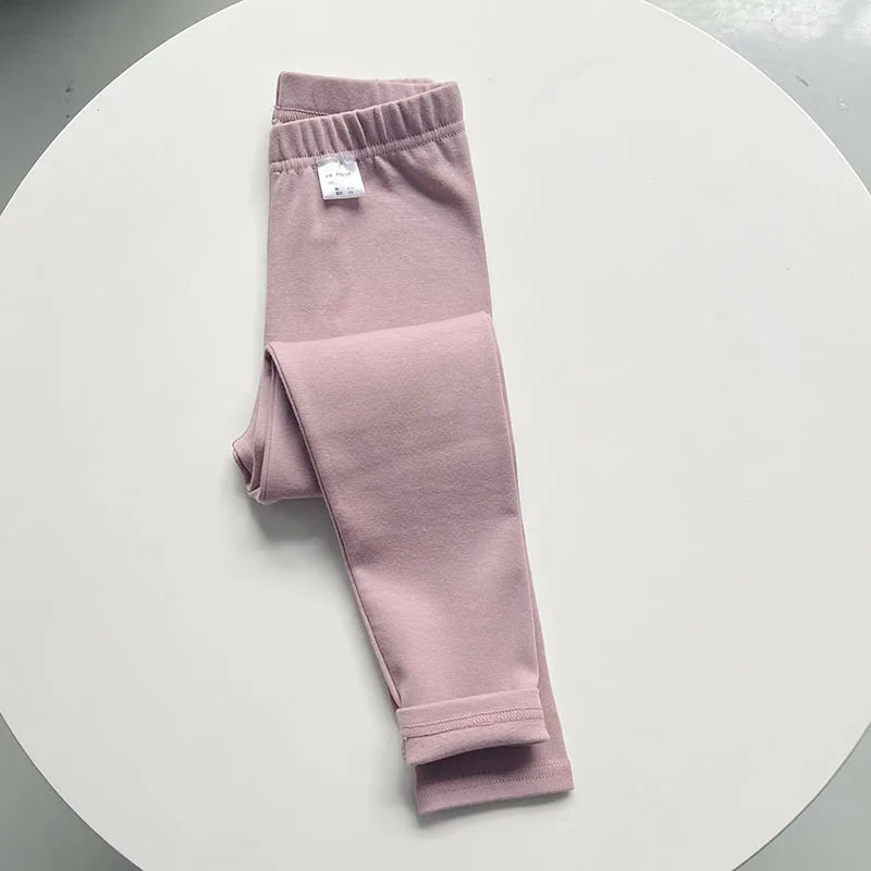 Girls Legging Autumn Winter Pants For Kids Thick Cotton Elastic Children Pants Versatile Slim Toddler Tights Baby Teen Clothing