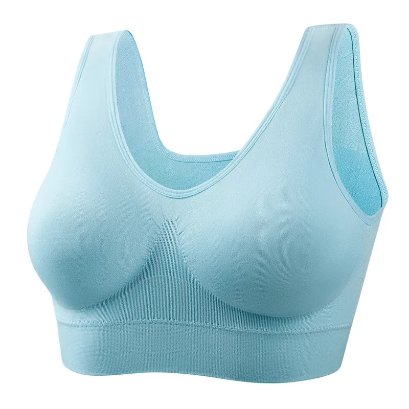 Ladies Seamless Breathable Wire Free Push-Up Bralette Comfortable And Padded For Your Comfort. Sz S-6XL