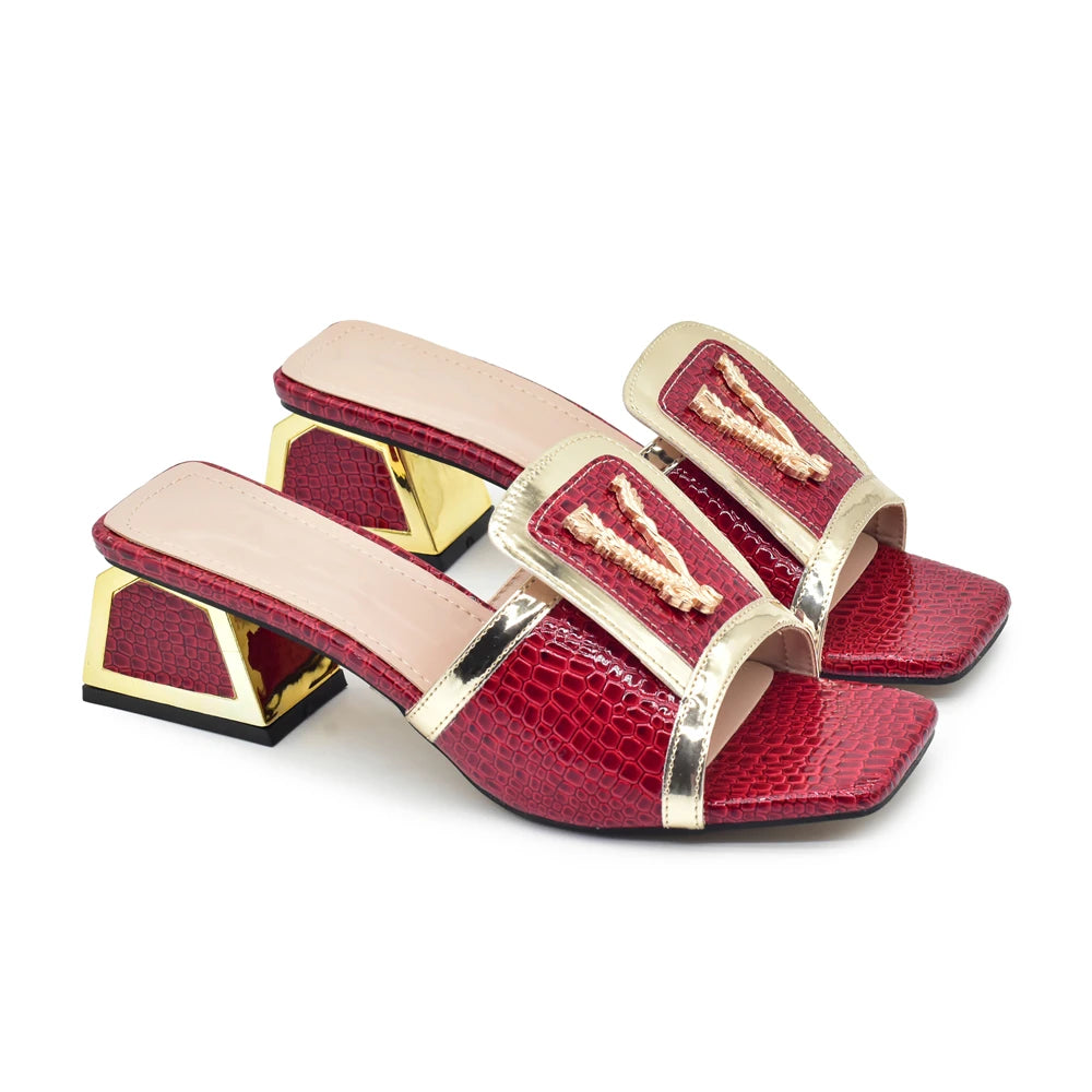 New Ladies Dress Shoes Decorated with open Toe Luxury Sandals