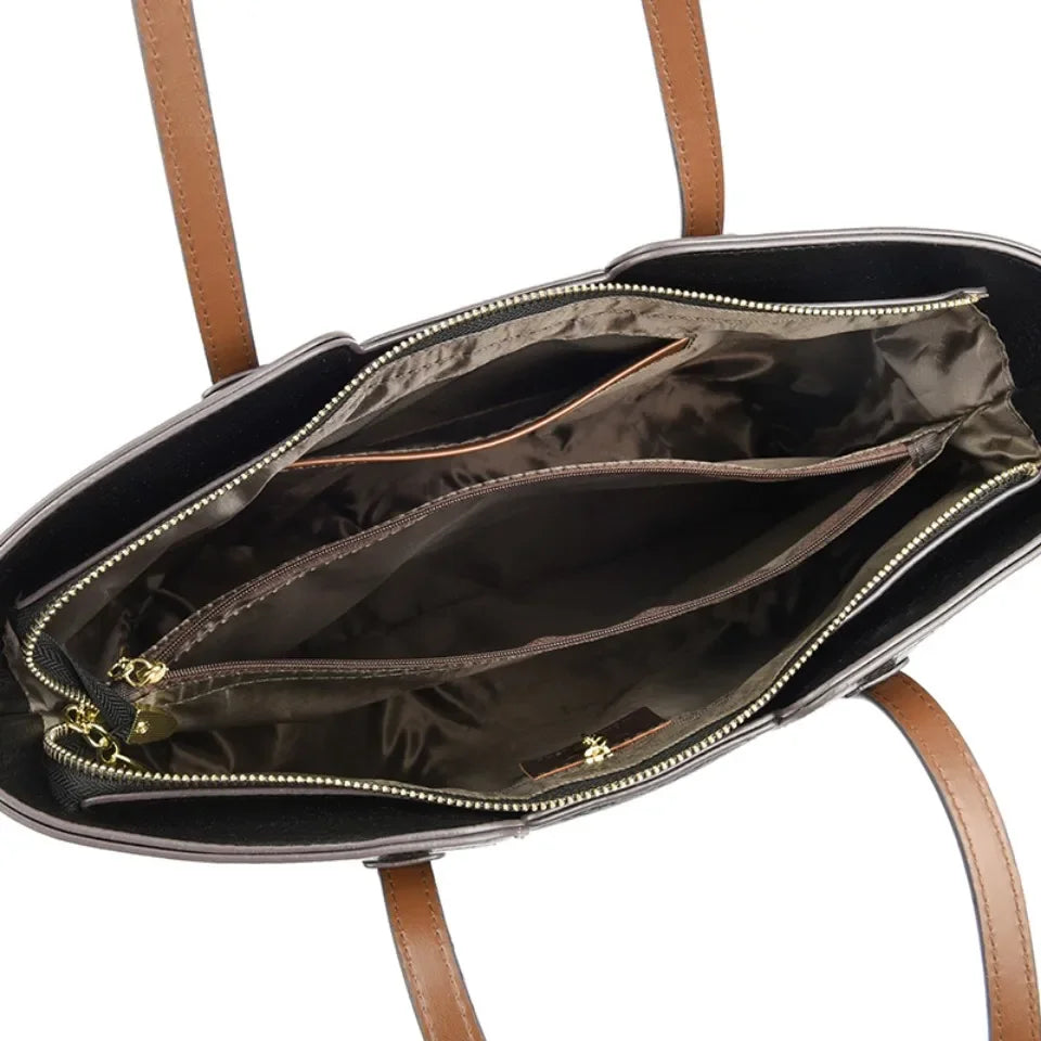 High Quality Leather Elegant Designer Ladies Luxury Handbag