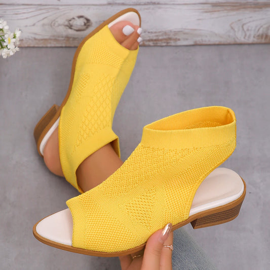 Women Sandals New Summer Fashion Casual Comfortable Sandals Open Toe Lightweight Outdoor Sandals