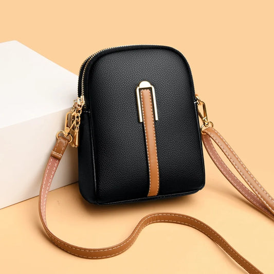 High Quality Genuine Leather Luxury Designer Cross-body Shoulder Cowhide Messenger bag