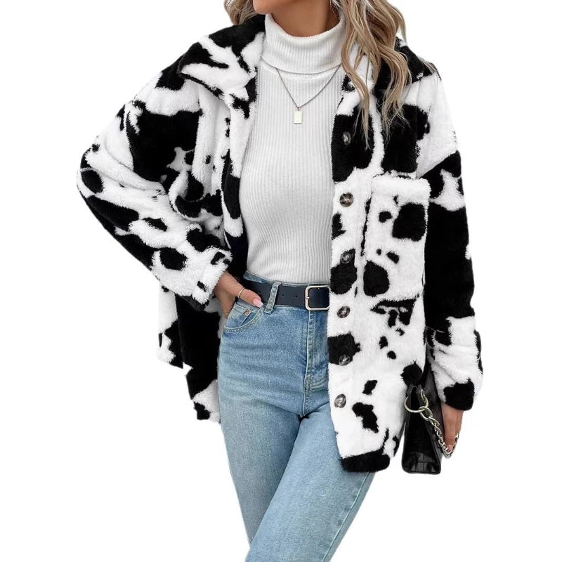 Women Turn Down Collar Full Sleeve Coat Autumn Winter 2025.   S-2X