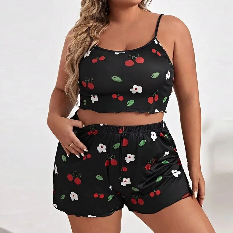 Summer European Style Plus Size Women's Sleepwear/Loungewear