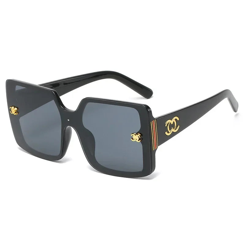 Luxury Women's brand Oversized Designer Sunglasses UV400 .