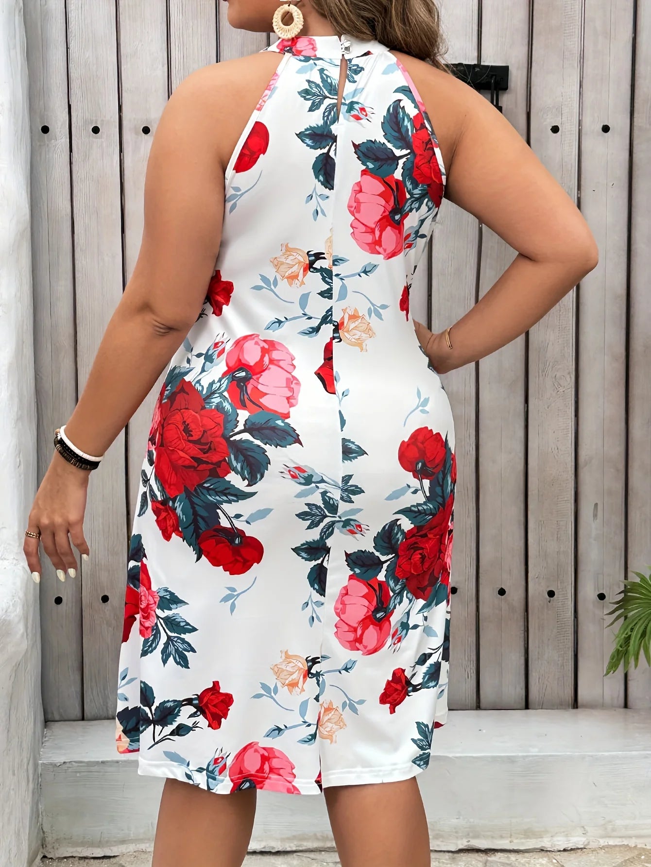Plus Size Print Comfortable Versatile For Spring & Summer Women's Plus Size