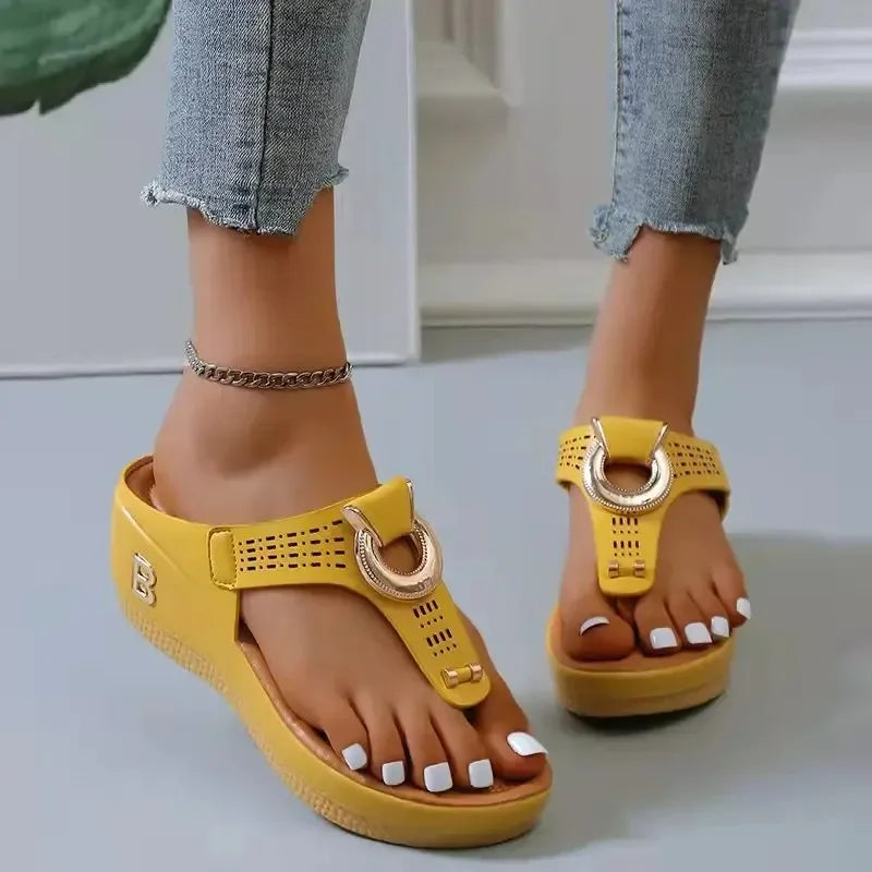 Summer Sandals Platform Wedges Non-Slip Open Toe Very Comfortable Shoes