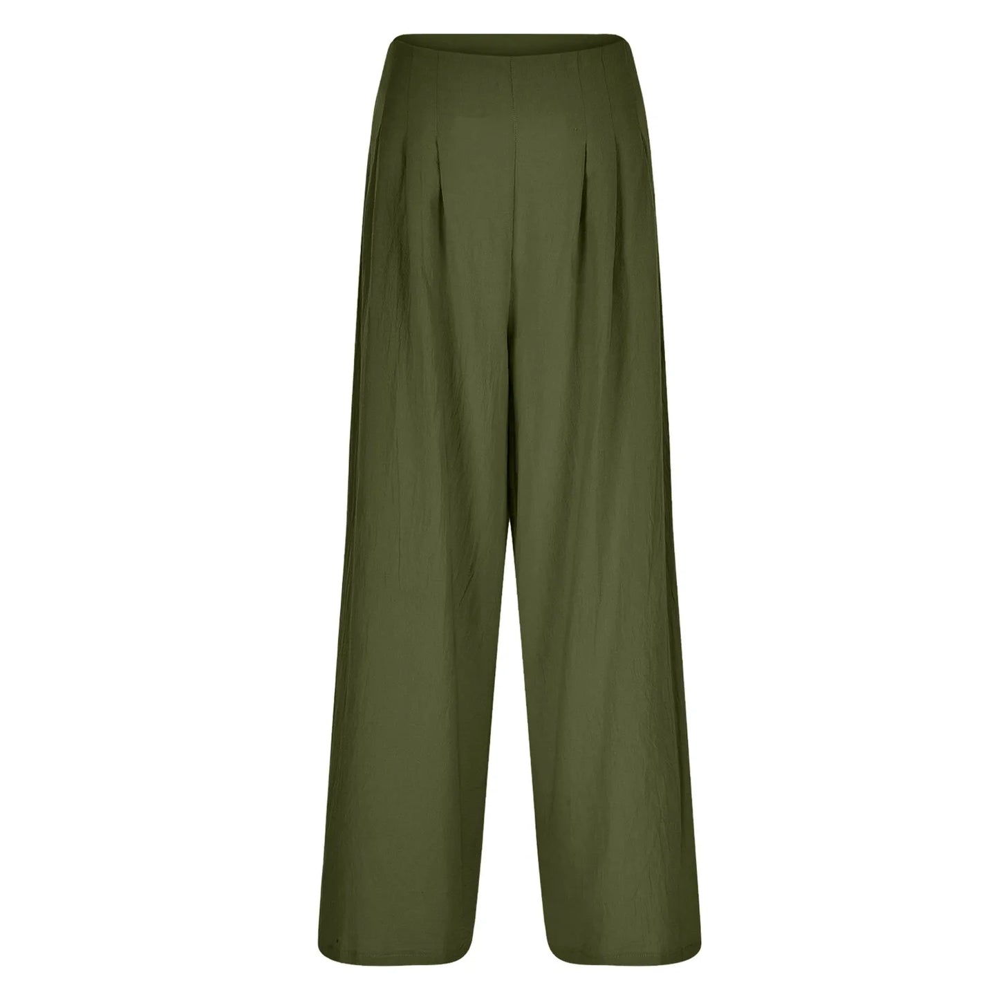 Italy Fashion Summer Casual Loose Long Pants High Waist Wide Leg Pants Oversized Pant Cotton Linen Pant . S-xxl