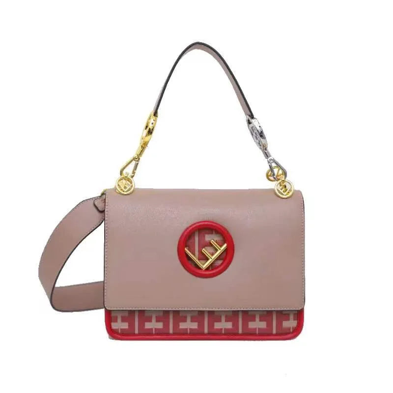 New Hollow Carved Square Bag Luxury Design Clam shell Metal Real Leather Material.