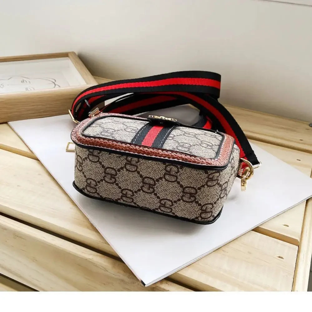 New Fashion Cute Mini Children's Waterproof PU Shoulder Cross-body Bag