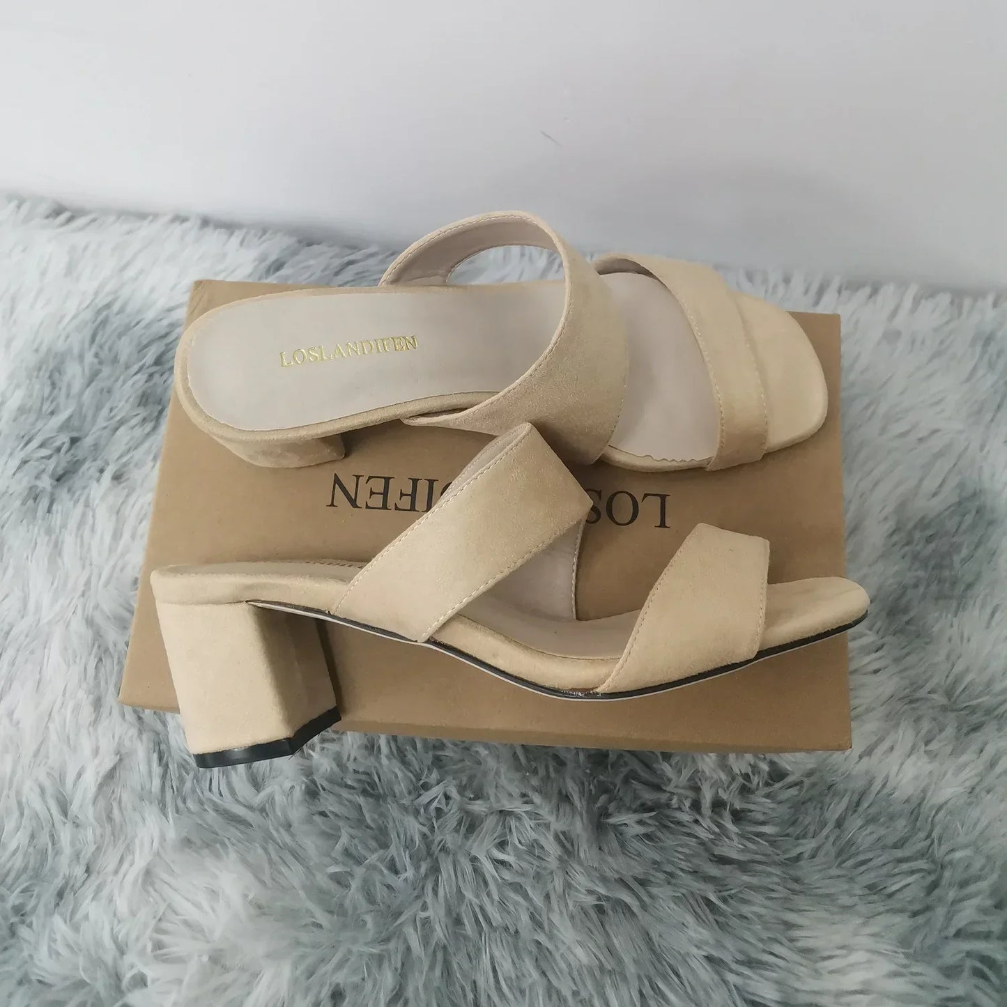 Summer Women's Fashion Sexy Open Toe Thick Heel Sandals Wedding Party Shoe