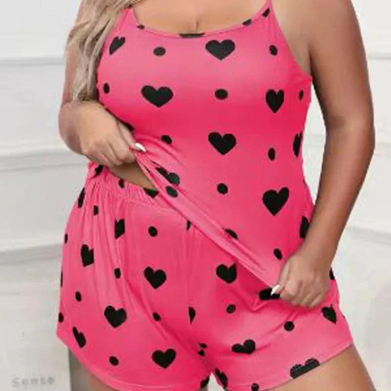 Summer European Style Plus Size Women's Sleepwear/Loungewear