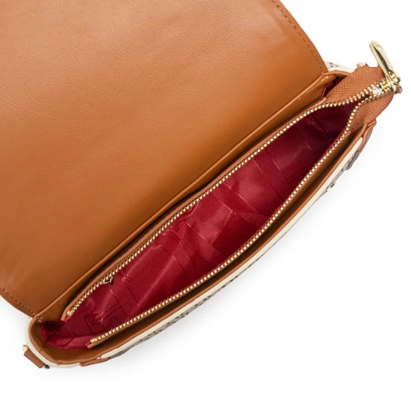 Women's Shoulder Elegant Cross-body Letter Embossed Printed Design.