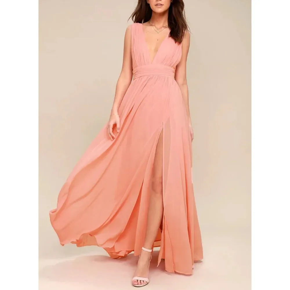 Sexy backless maxi summer party dress long body-con evening dresses.  S-3X