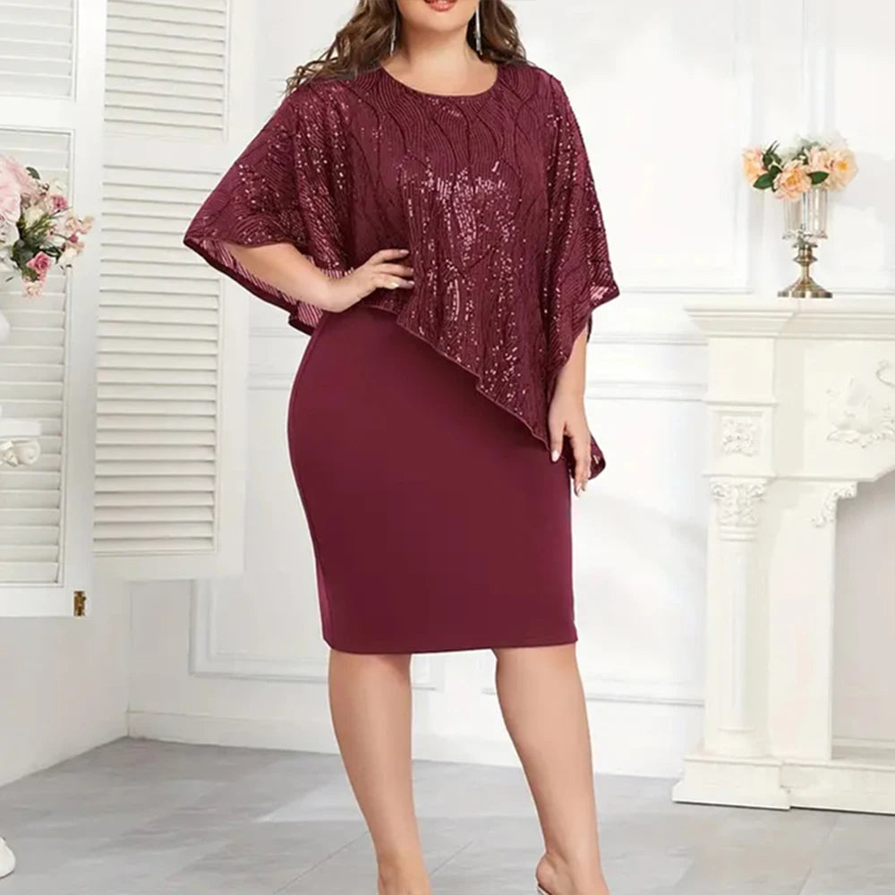 High Quality Plus Size Elegant Women Evening Dress Size.