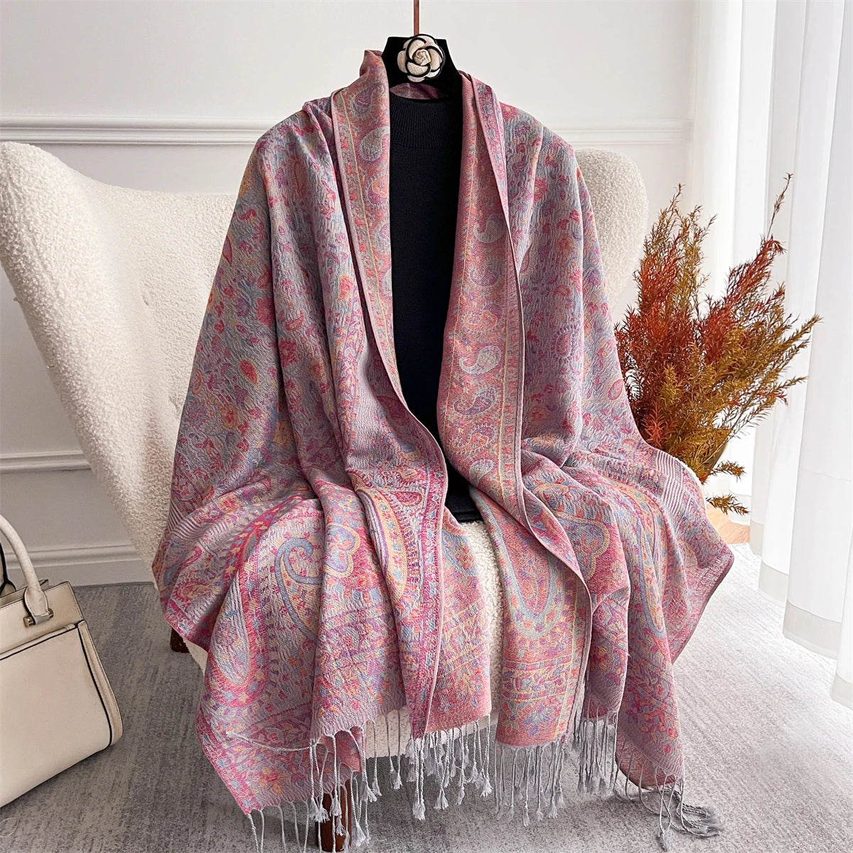 Luxury Winter Scarf/ Pashmina  Shawls Wraps Very Soft.