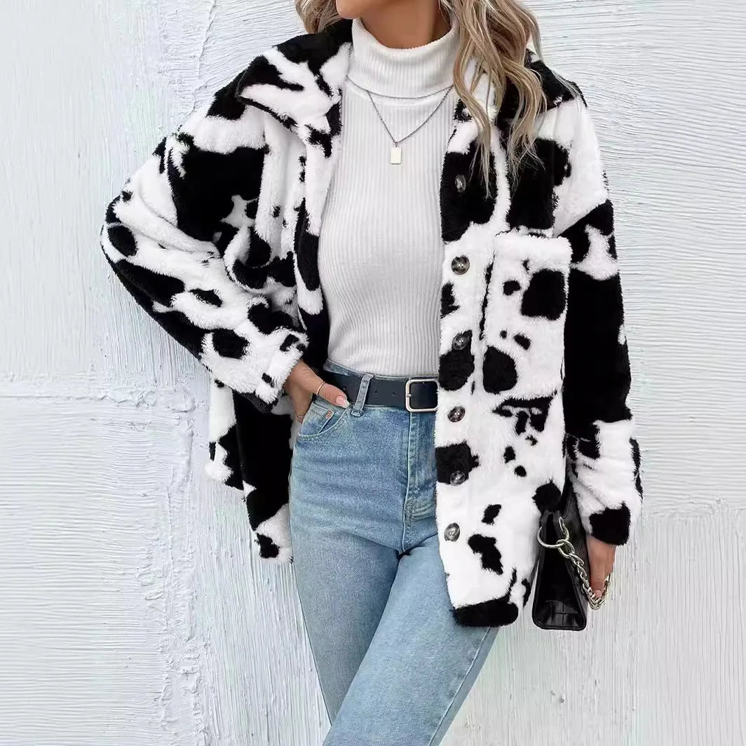 Women Turn Down Collar Full Sleeve Coat Autumn Winter 2025.   S-2X