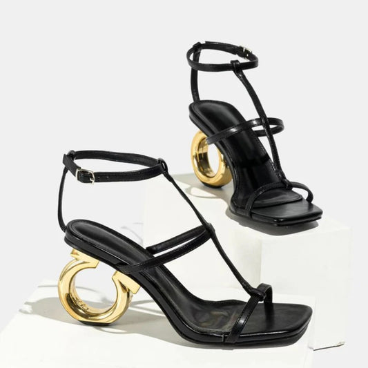 New Summer High Quality Elegant Peep Toe Sandals.