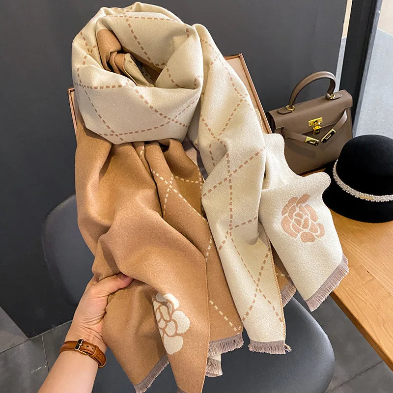 Luxury Brand Women Scarf Winter Warm Scarves/ Shawl Wraps.