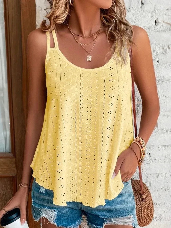 Plus Size Boho Style Tank Top New Summer Casual Shirt.  S-5X