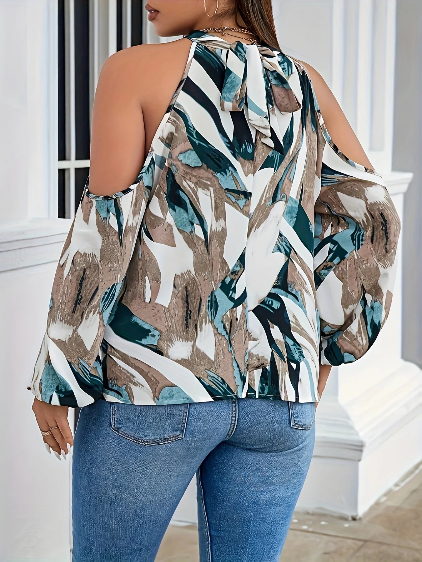 Plus Size Sexy All Season Women Elegant Top