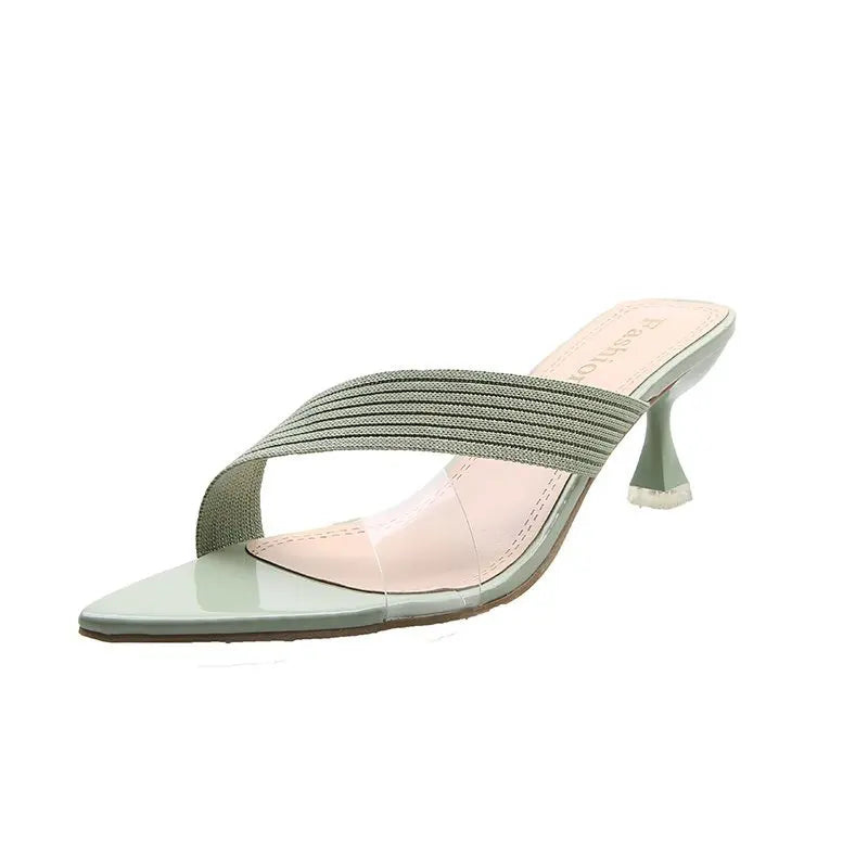 Summer Women  Sexy Mules Quality Slip-on Sandal