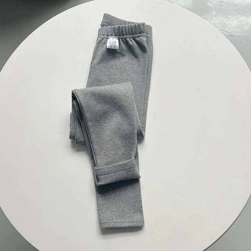 Girls Legging Autumn Winter Pants For Kids Thick Cotton Elastic Children Pants Versatile Slim Toddler Tights Baby Teen Clothing