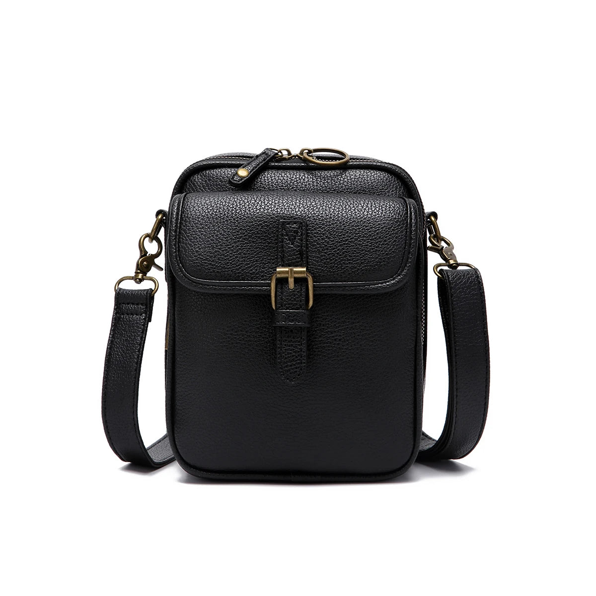 Minimalist Fashion Small Leather Shoulder Bag - Versatile and Practical Crossbody for Daily Use