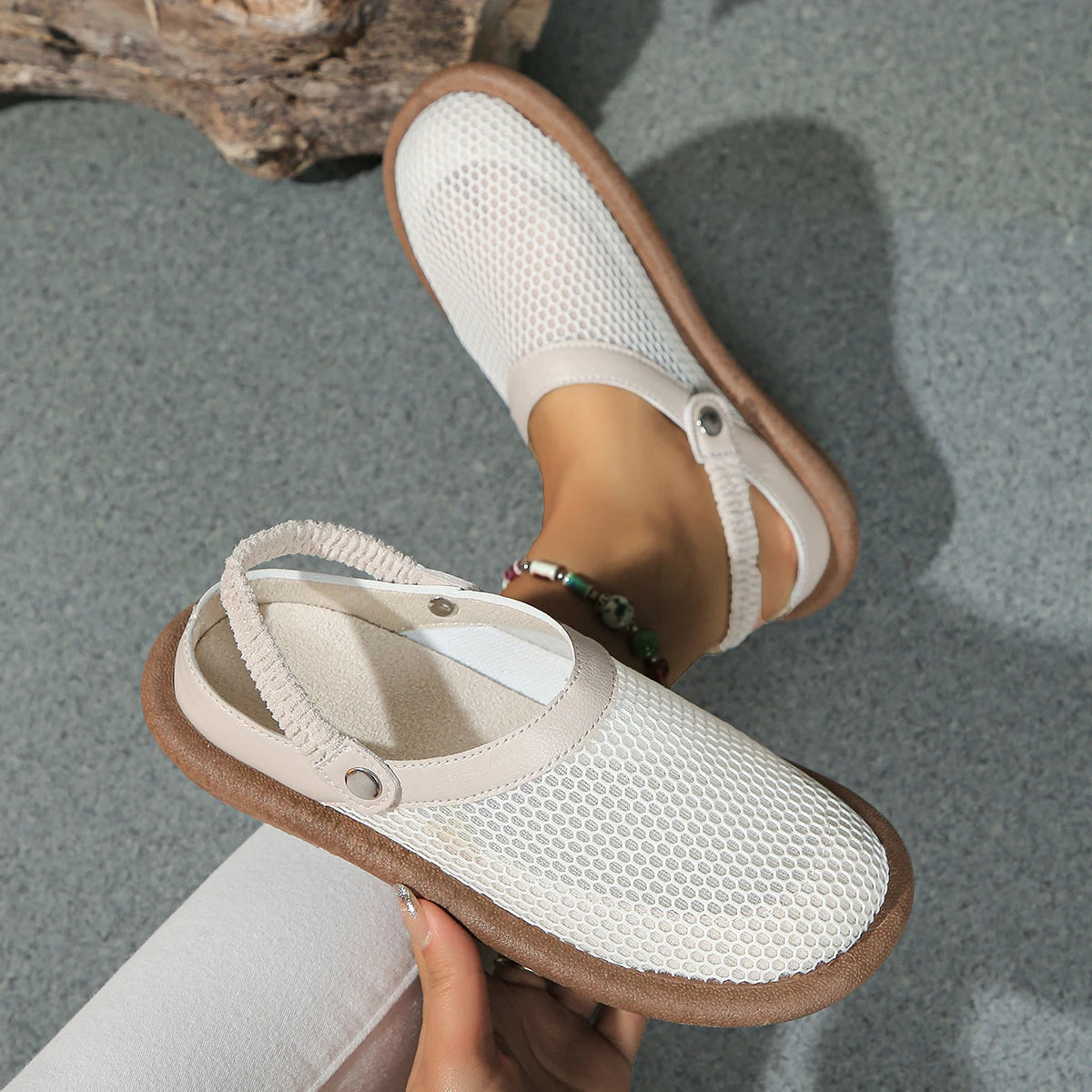 Women Sandals 2024 New Fashion Casual Solid Color Shoes for Women High Heels Sandals Designer Sandals Plus Size Zapatos De Mujer