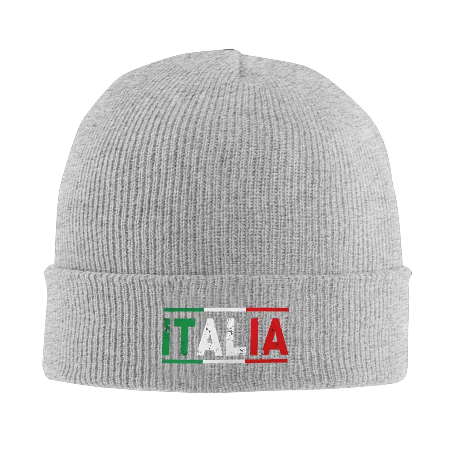 ITALIA Unisex Warm Knitted Bonnet Hat Autumn Winter Outdoor Beanies