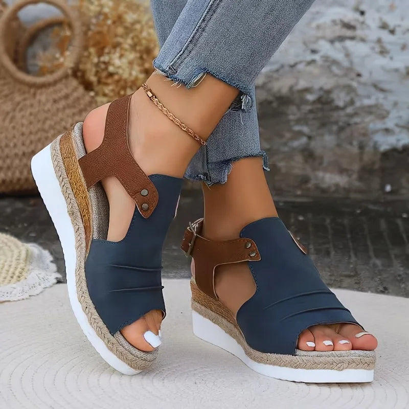 Women Wedge New Summer Lightweight Platform Casual Luxury Sandals