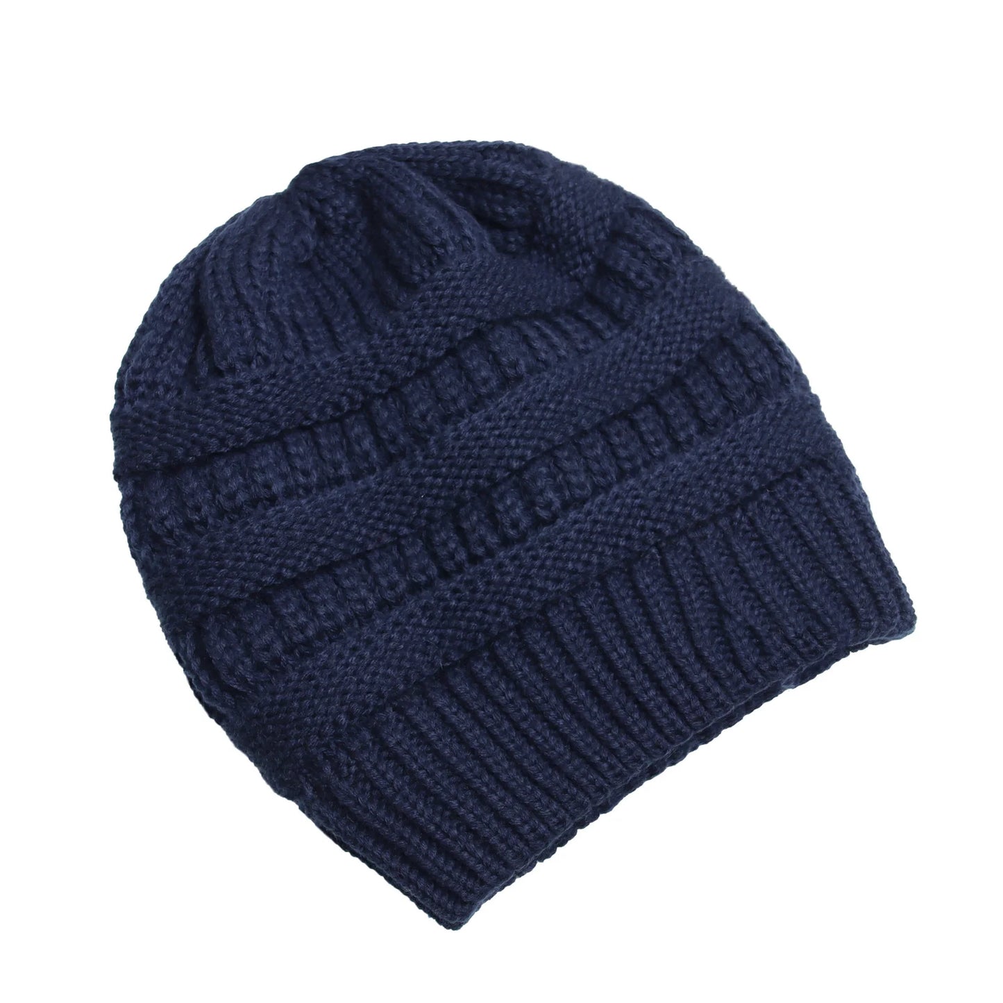 25 Color Solid Beanies Women Knitted Beanie Hat Fashion Autumn Winter Warm Hats Skullies Wool Cap for Women Wholesale